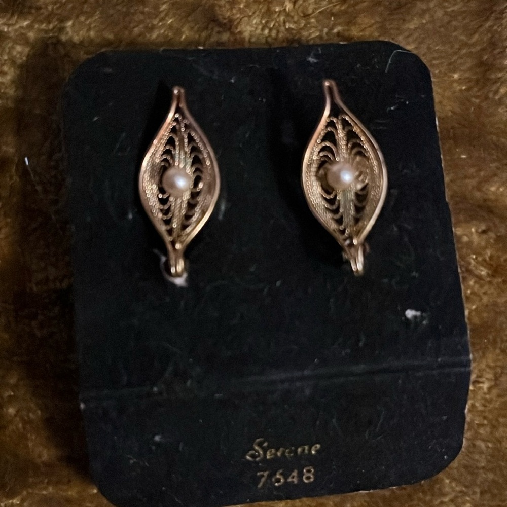 Vintage Sarah Coventry clip on earrings.
